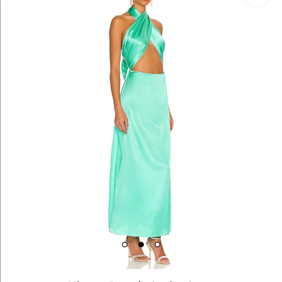 MINERVA DRESS IN GARDEN GREEN from revolve - Picture 2 of 3